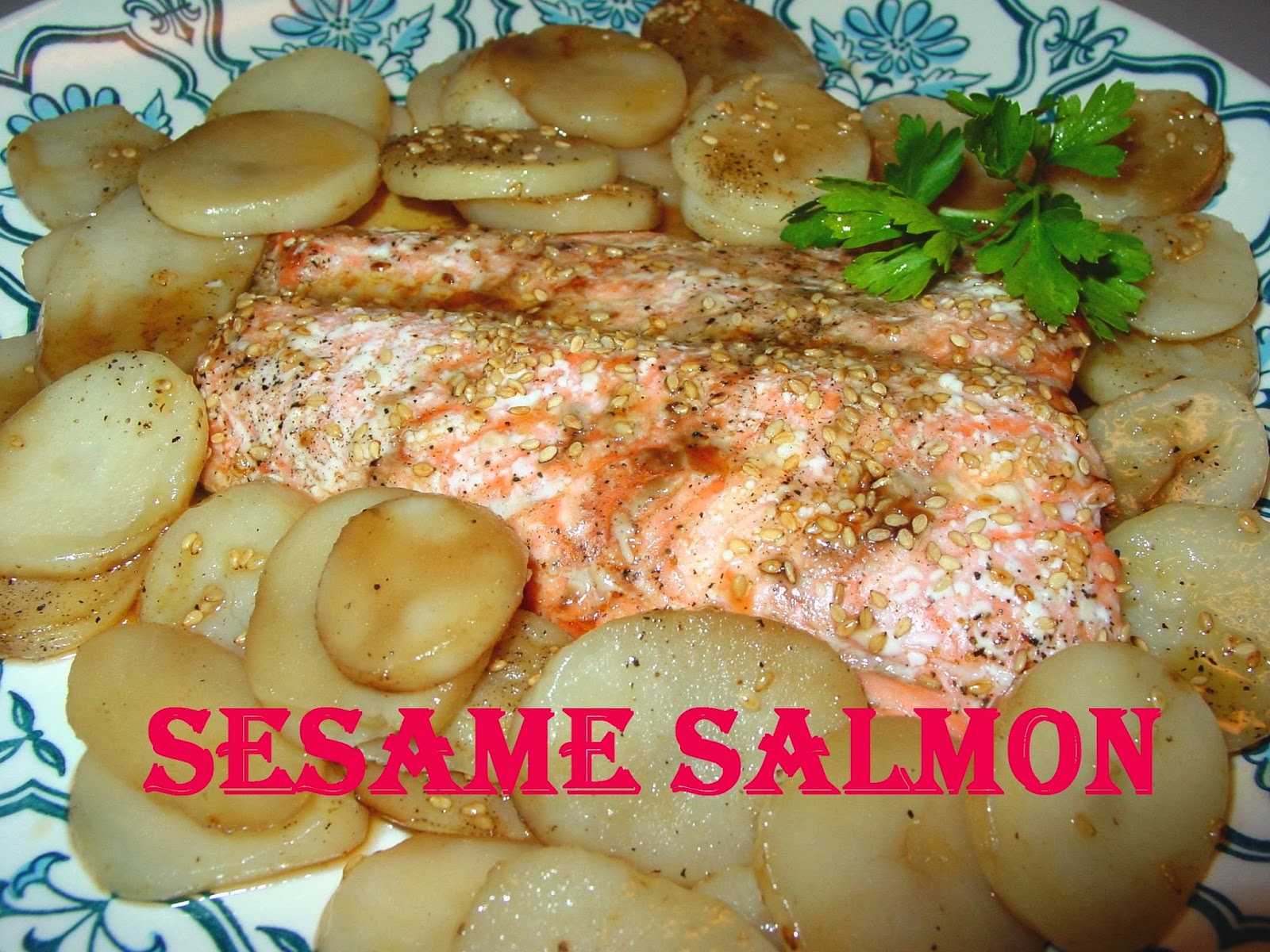 OliveNGrape Sesame Salmon