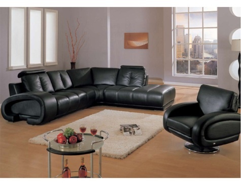 Muebles de Sala de color Negro - Black Living Room Furniture | Cómo