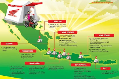 Informasi Lokasi Posko Mudik Lebaran Honda 2017