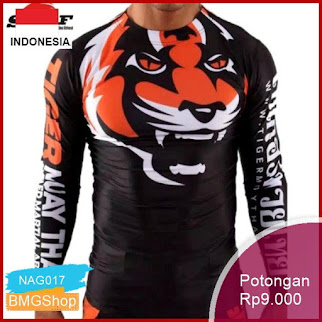 NAG017 Baju Sport Pria Tiger Muay Thai Murah Bmgshop