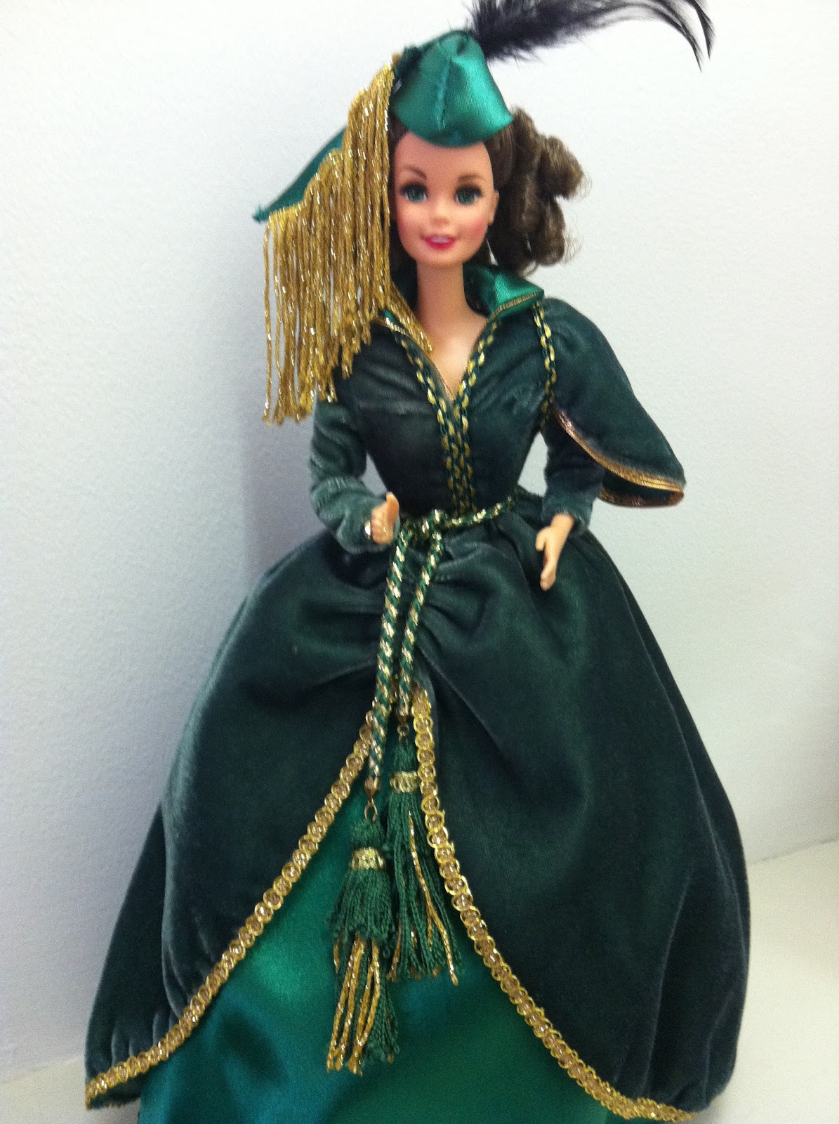 Barbie De-Boxed: Scarlett O'Hara: Green Drapery Dress