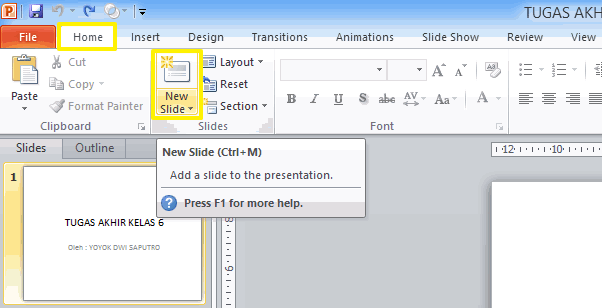 Slide Show Adalah Cara Golden