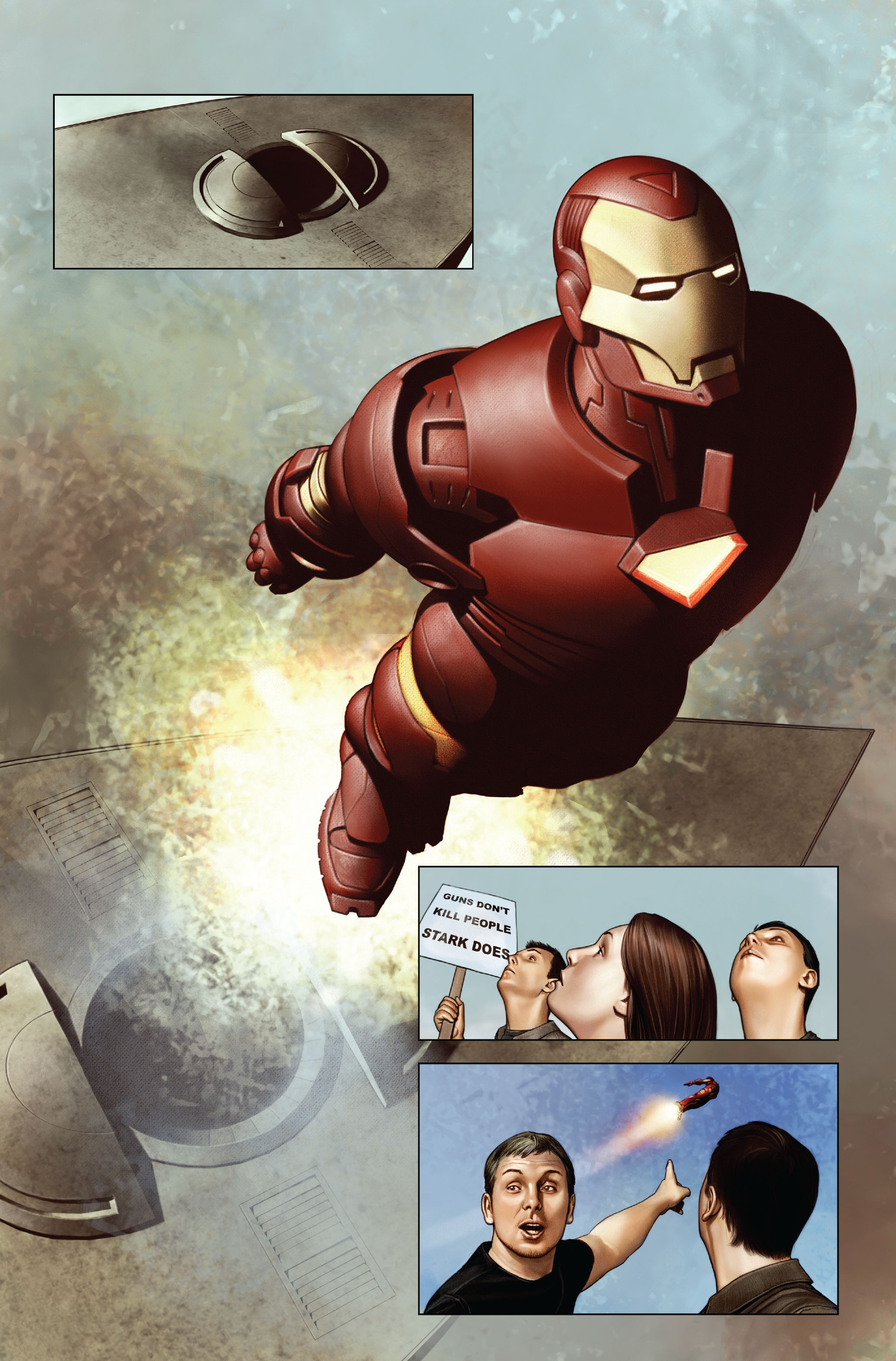 Iron Man (2005) 1 Page 24