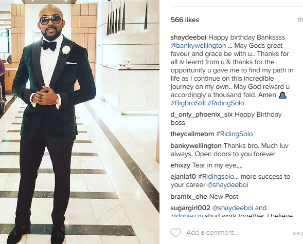 unnamed 'As I continue on this incredible journey on my own...' Shaydee announces exit from BankyW's EME label