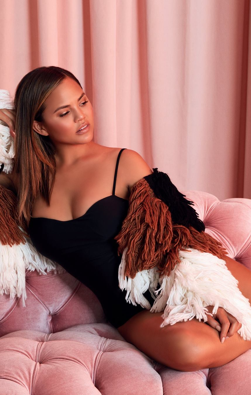 CHRISSY TEIGEN X REVOLVE SHAGGY COAT