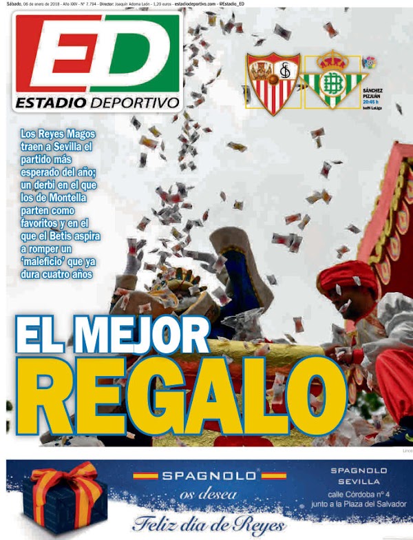 Betis, Estadio Deportivo: "El mejor regalo"