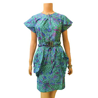 Dress Batik Motif Capung