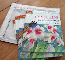 orchids paint ready books watercolour