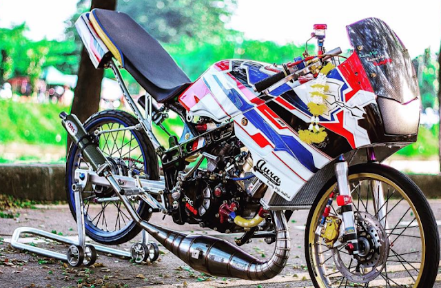 2017 Modifikasi Kontes Kawasaki Ninja 150R 2012 Sport Racing Look