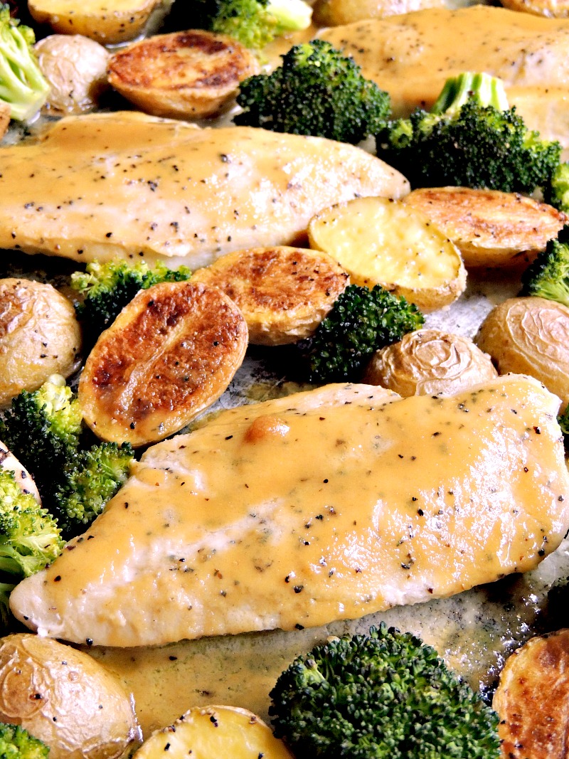 Sheet Pan Honey Mustard Chicken Bobbi's Kozy Kitchen