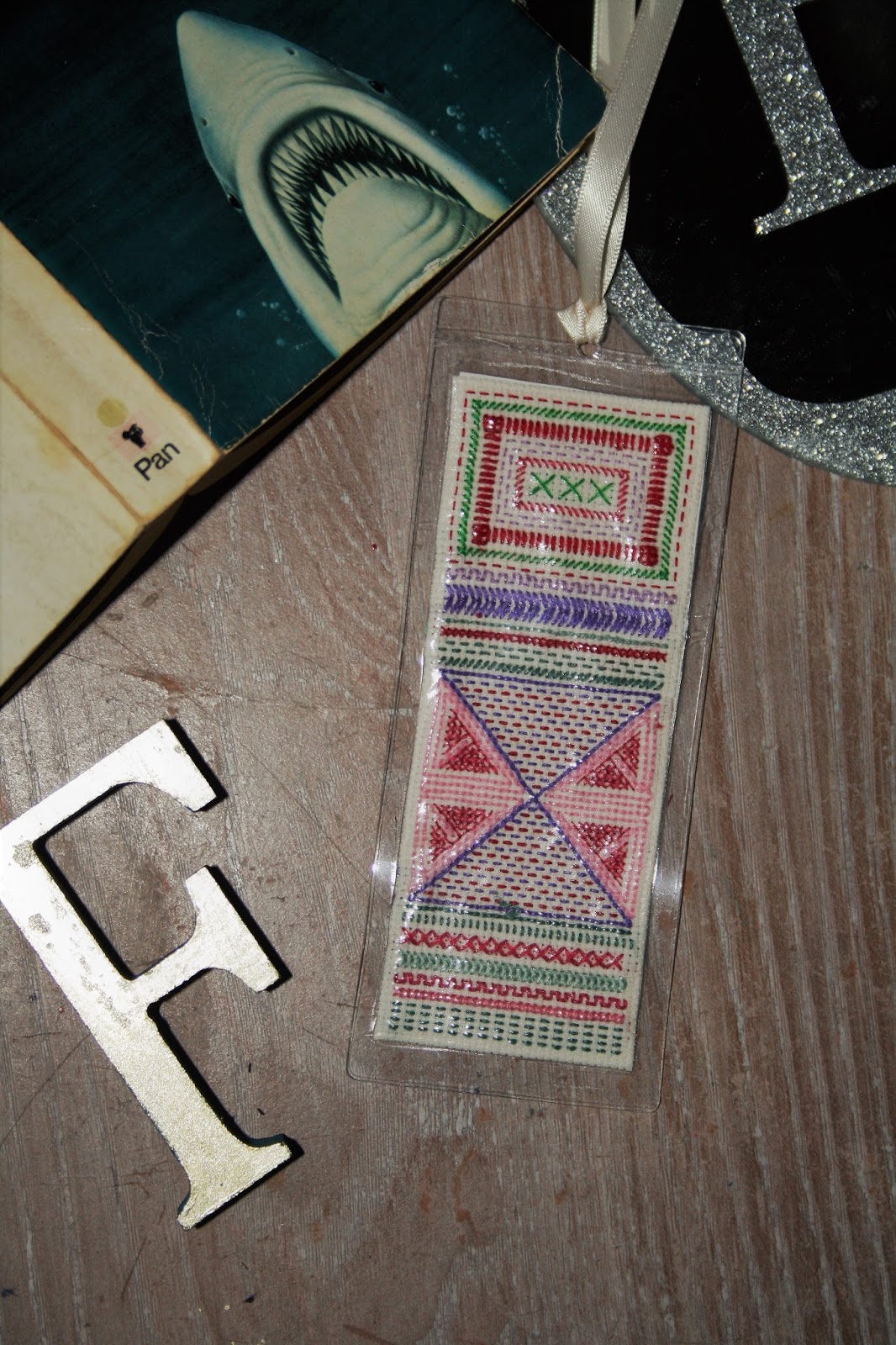 KnitWitsOwls Cross Stitch Bookmark