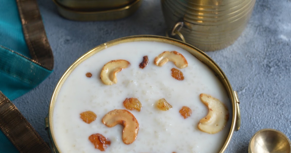 Kodo Millet Kheer Recipe Varagu Arisi Payasam Cook with Sharmila