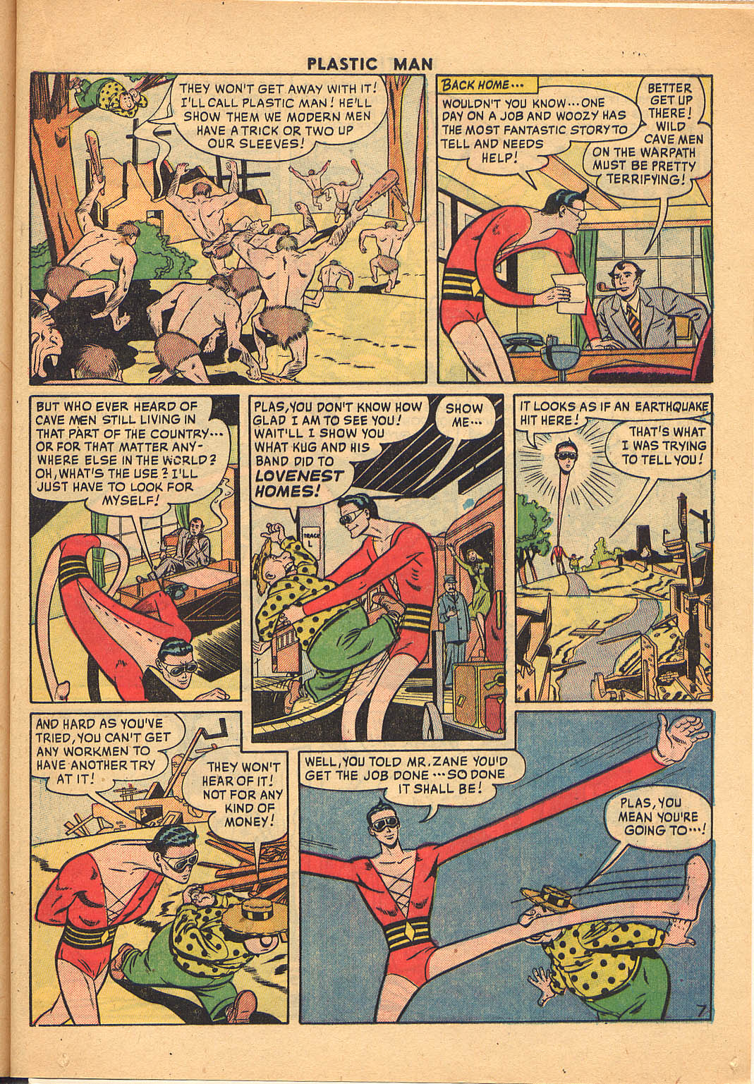 Read online Plastic Man (1943) comic -  Issue #26 - 21