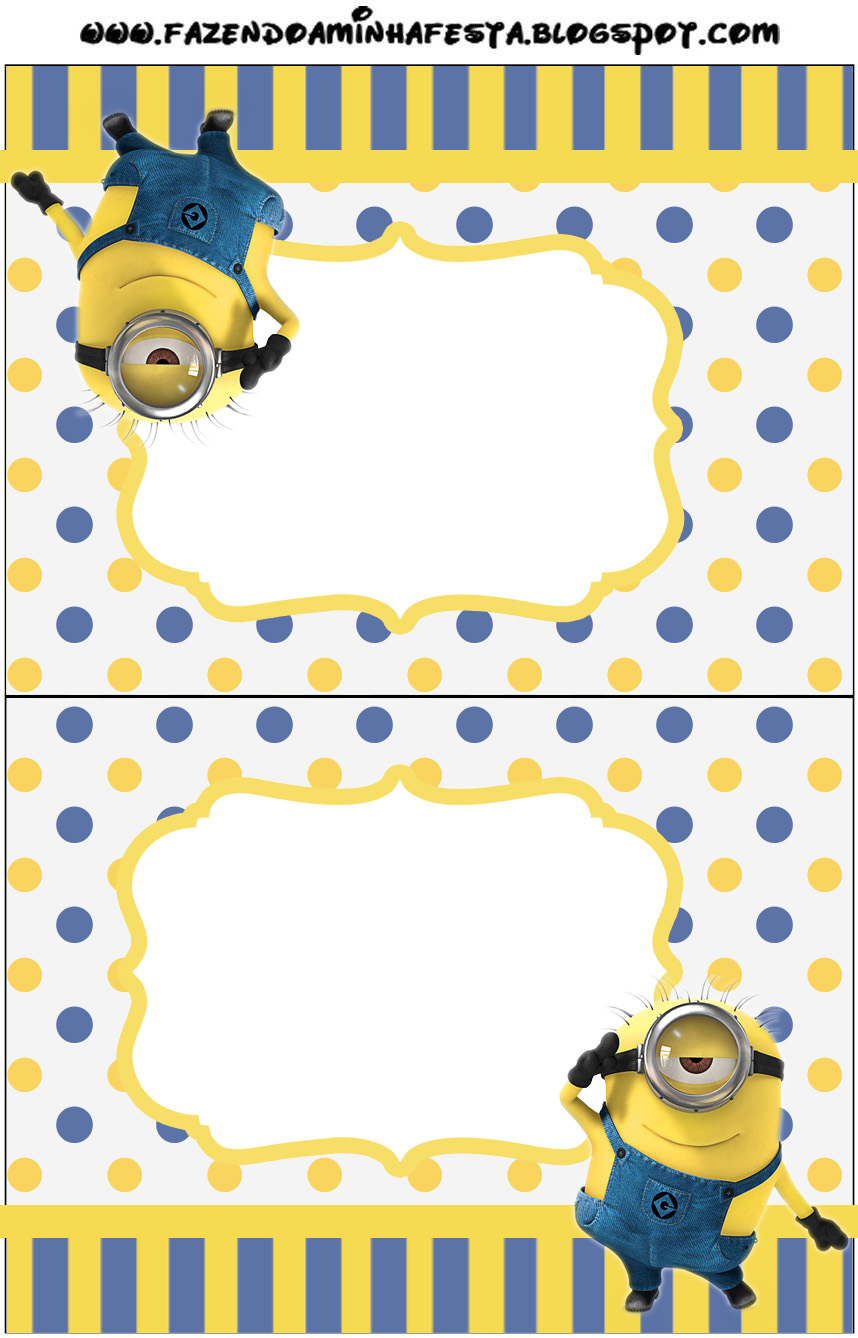 Inspired In Minions Party Invitations Free Printables Oh My Fiesta 