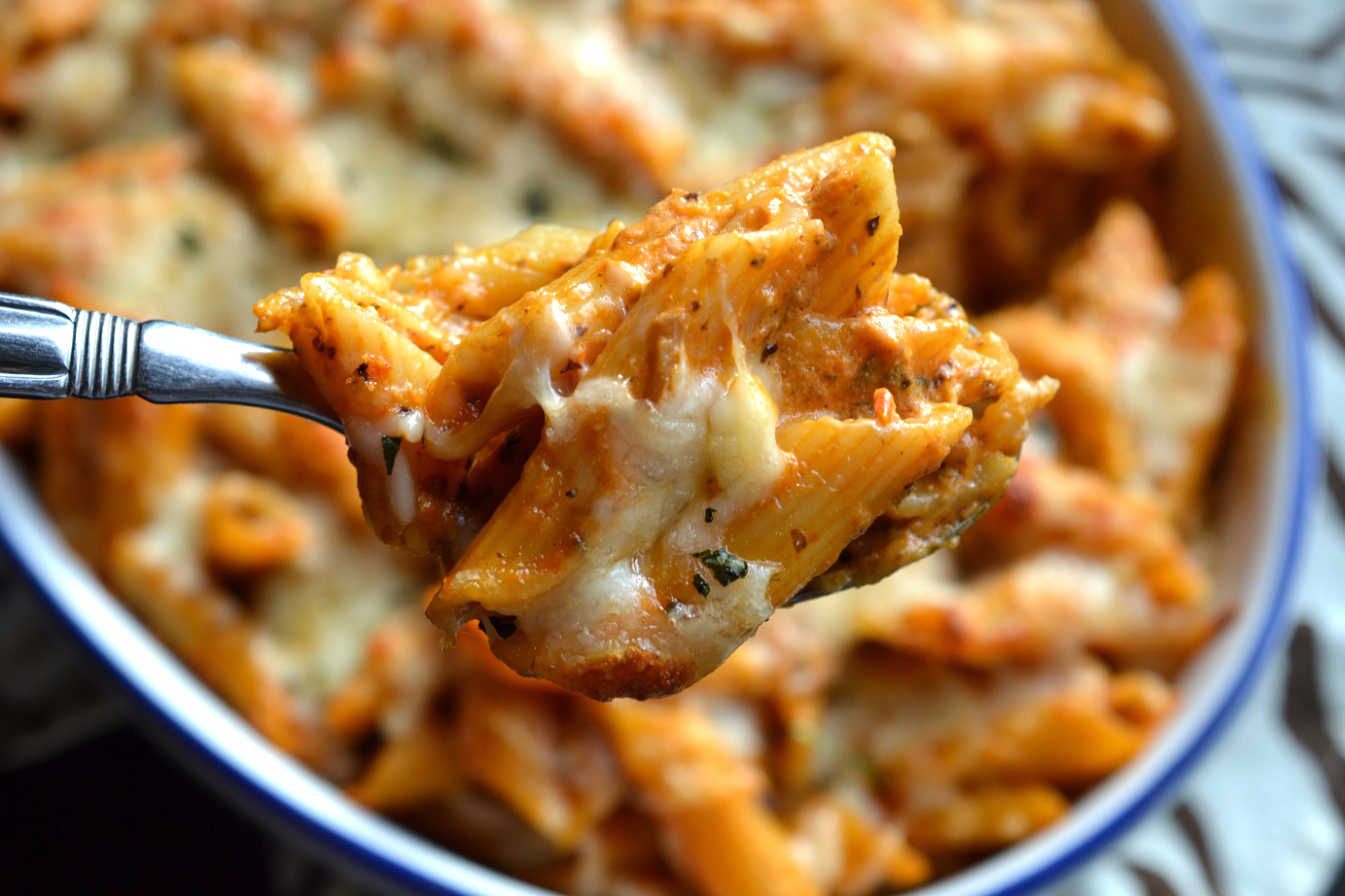 Greedy Girl Baked Penne a la Vodka