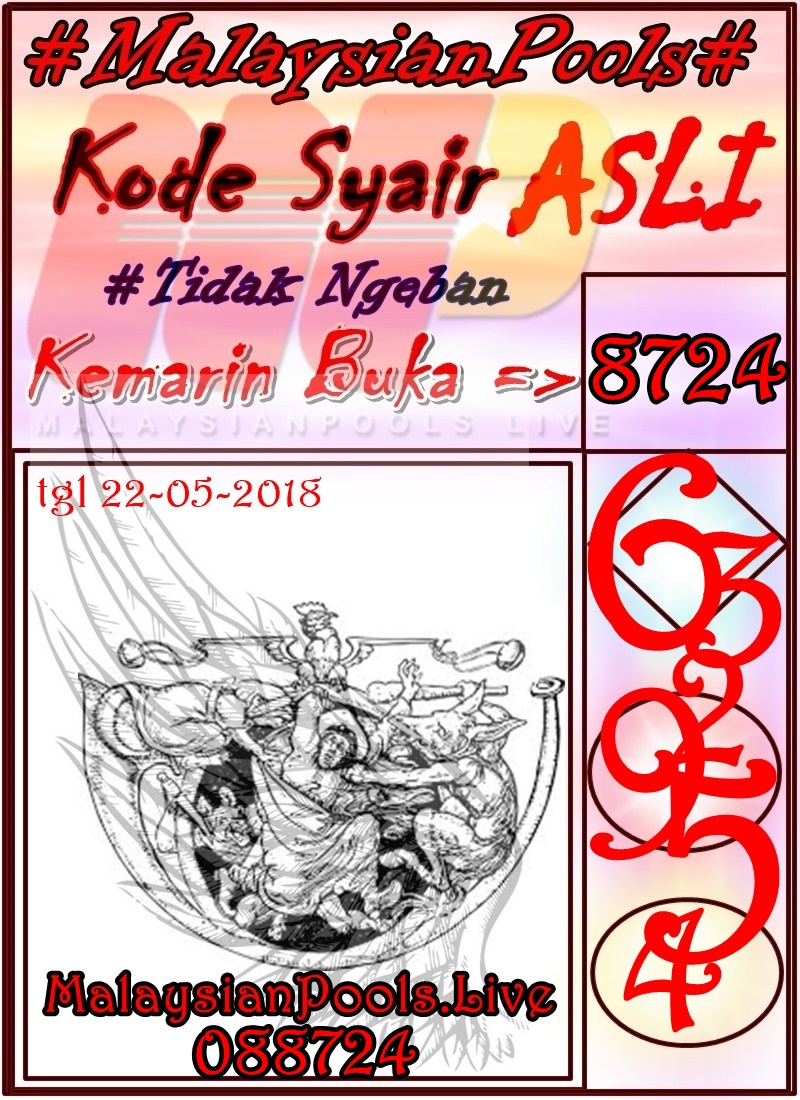 Prediksi Kode Syair Togel Malaysia Pools 22 Mei 2018 Malaysian Pools Prediksi Syair Dan Kode