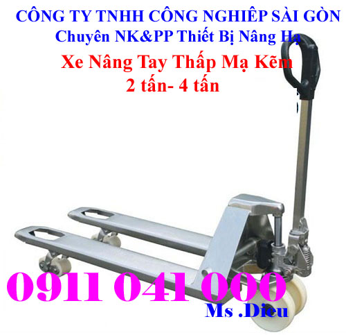 Máy móc công nghiệp: Xe nâng tay, xe nâng tay thấp tải trọng 2000kg đến 5000kg Xe%2Bnang%2Btay%2Bma%2Bkem