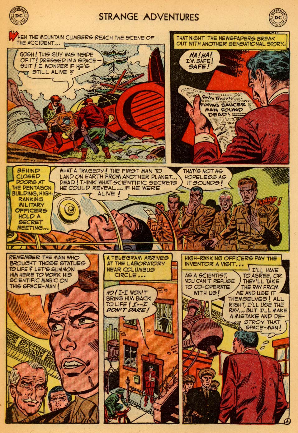 Read online Strange Adventures (1950) comic -  Issue #29 - 16