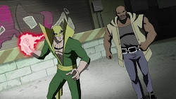 luke cage iron fist avengers ultimate taskmaster emh spider ant marvel steal robin series animated superboy episode guest stars inf