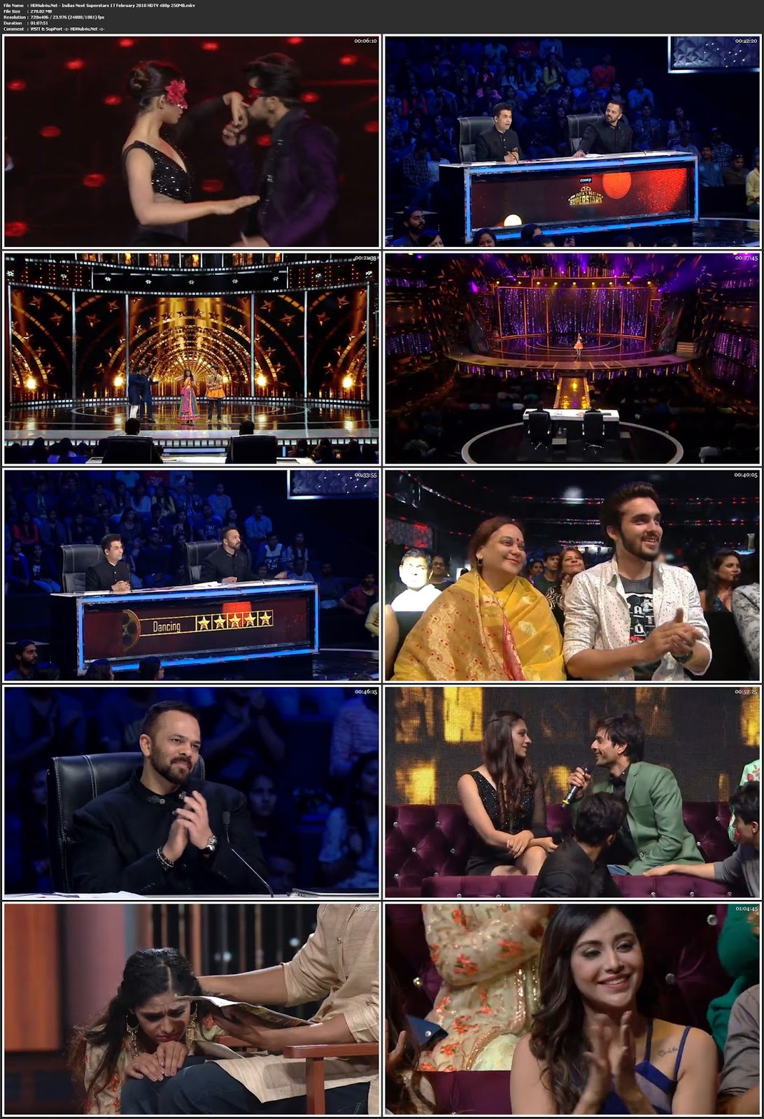 Indias Next Superstars 17th February 2018 HDTV 480p 250MB Download
