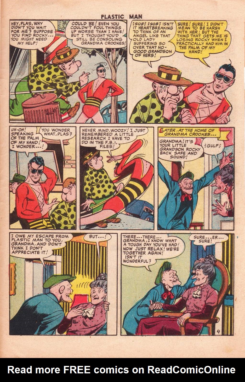 Read online Plastic Man (1943) comic -  Issue #47 - 30