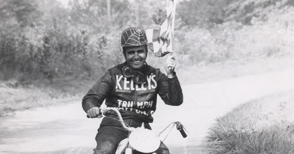 POPPA WHEELIE Harry Kelly takes a victory lap