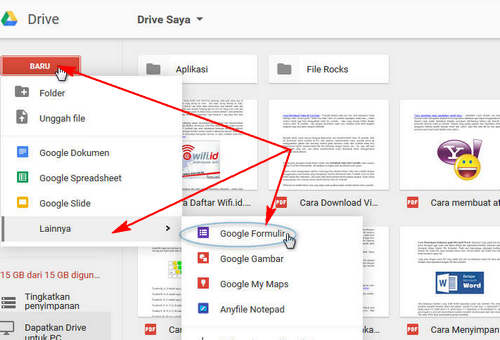Cara Membuat Formulir Pendaftaran Dengan Google Docs
