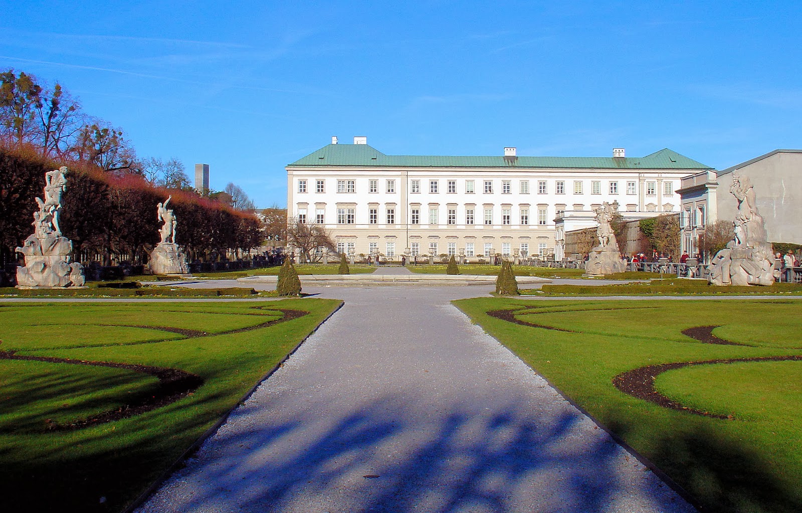 Mirabell Palace and Gardens even looks beautiful in the wintertime.