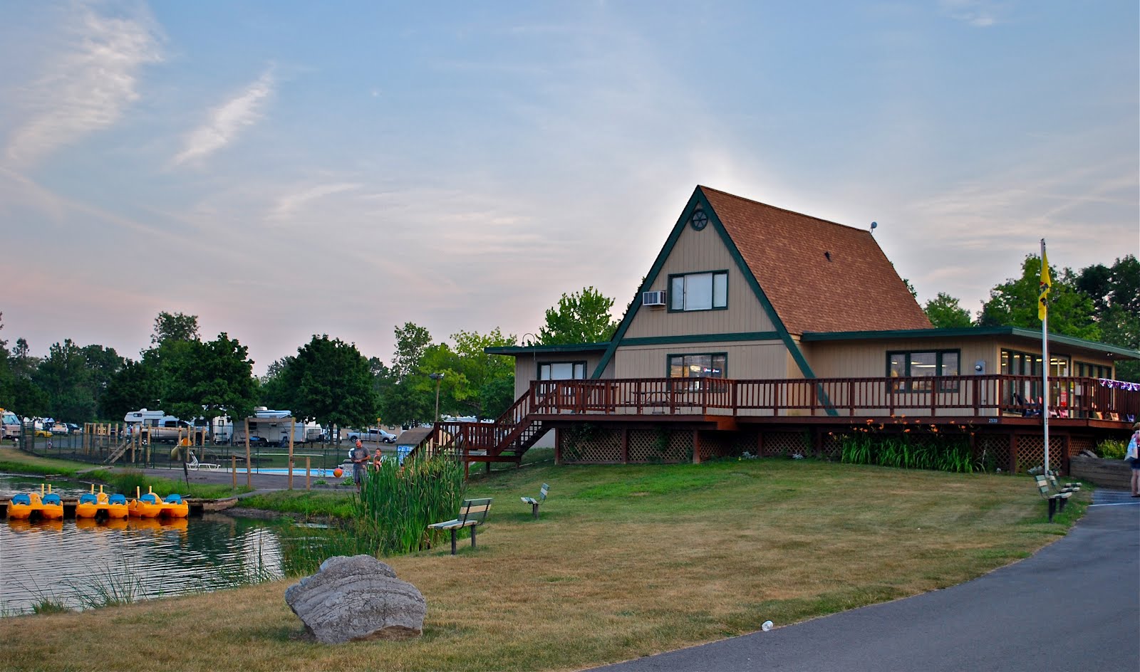 BLUE SKY AHEAD Niagara Falls KOA, Grand Island, New York