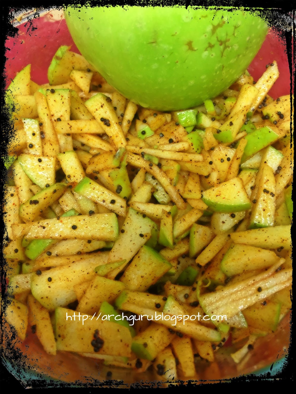 Green Apple Pickle BM64 My Culinary Endeavours