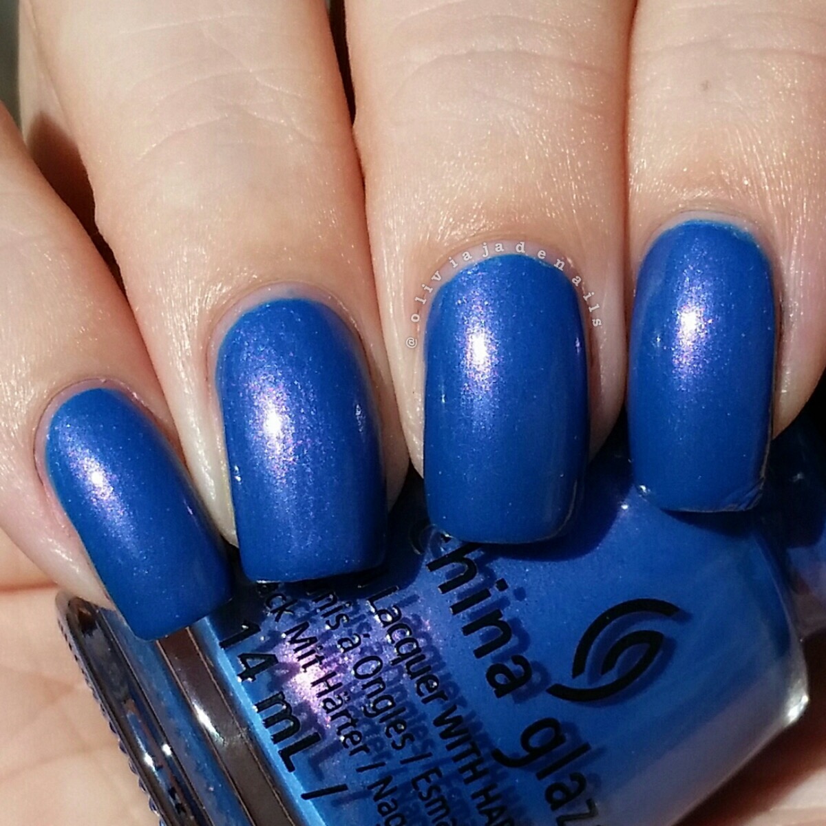 China Glaze Come Rain Or Shine swatched by Olivia Jade Nails