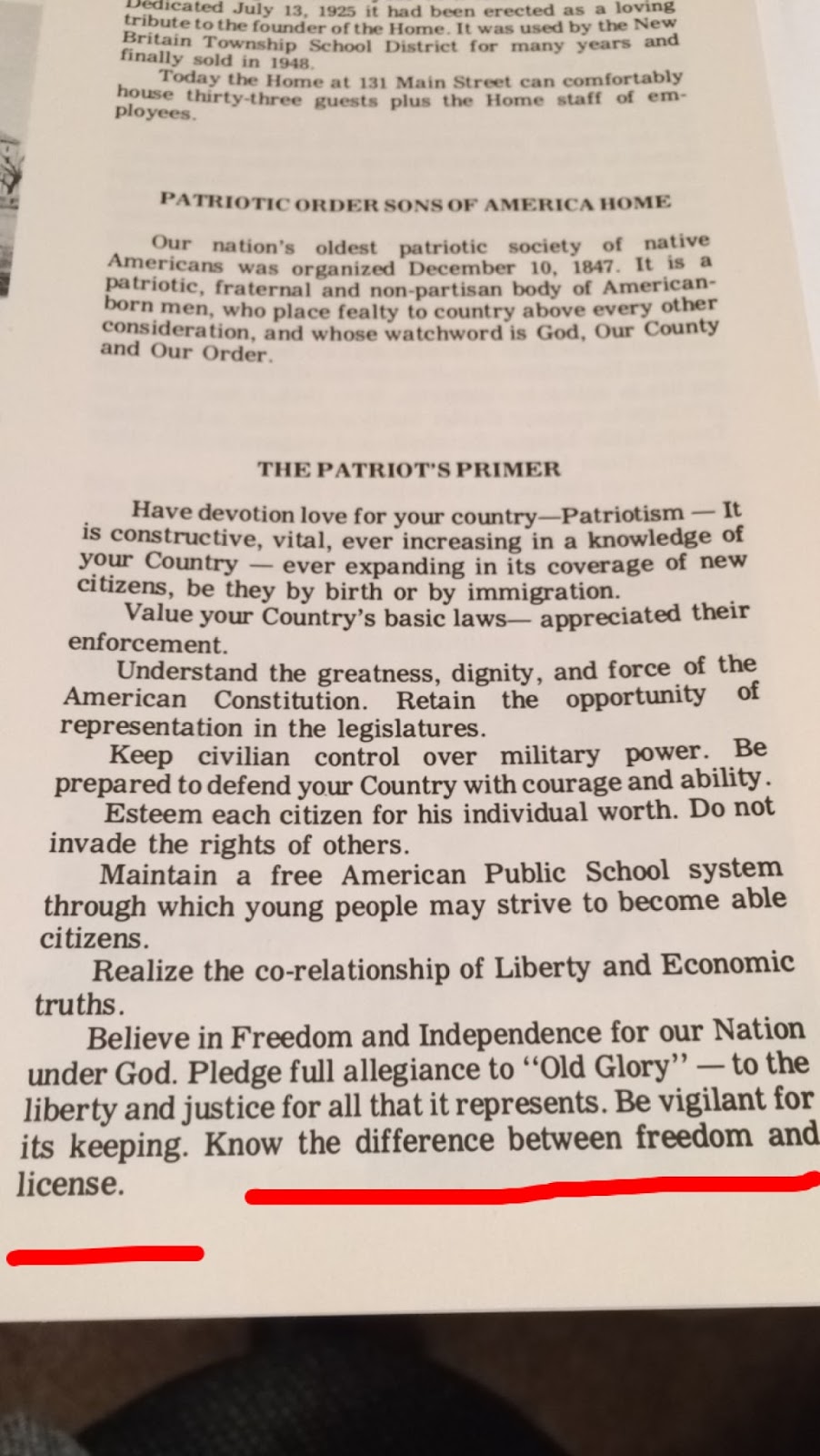 The Chalfont News The Difference Between Freedom and License