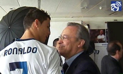 Cristiano Ronaldo and Florentino Perez Cold meeting