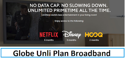 Globe Unli Plan Broadband