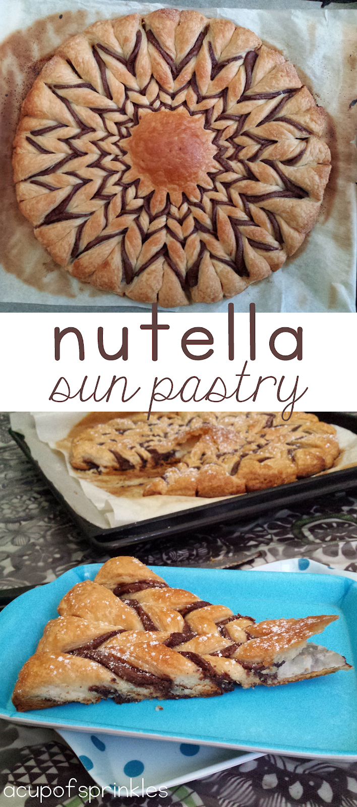 Nutella Sun Pastry Easy Nutella pastry