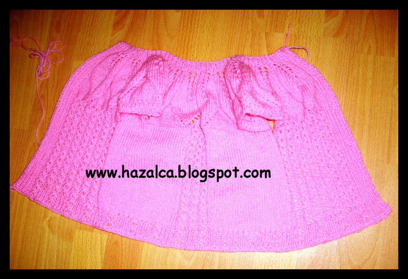 HAZALCA(yüreğimden parmaklarıma dökülenler) pembe çatlak kahve yelek