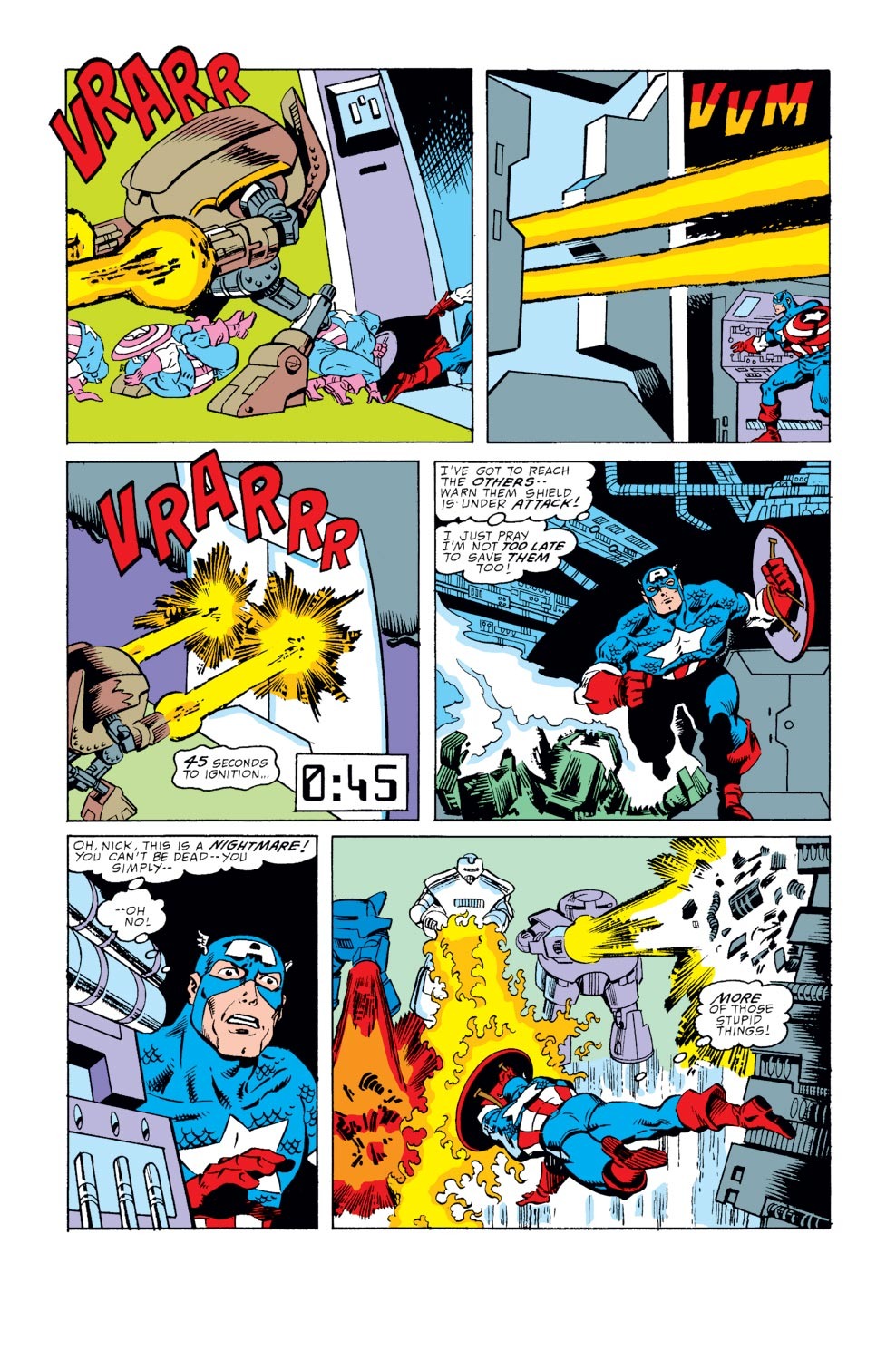 Read online Captain America (1968) comic -  Issue #351 - 19