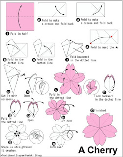 membuat bunga dari kertas origami