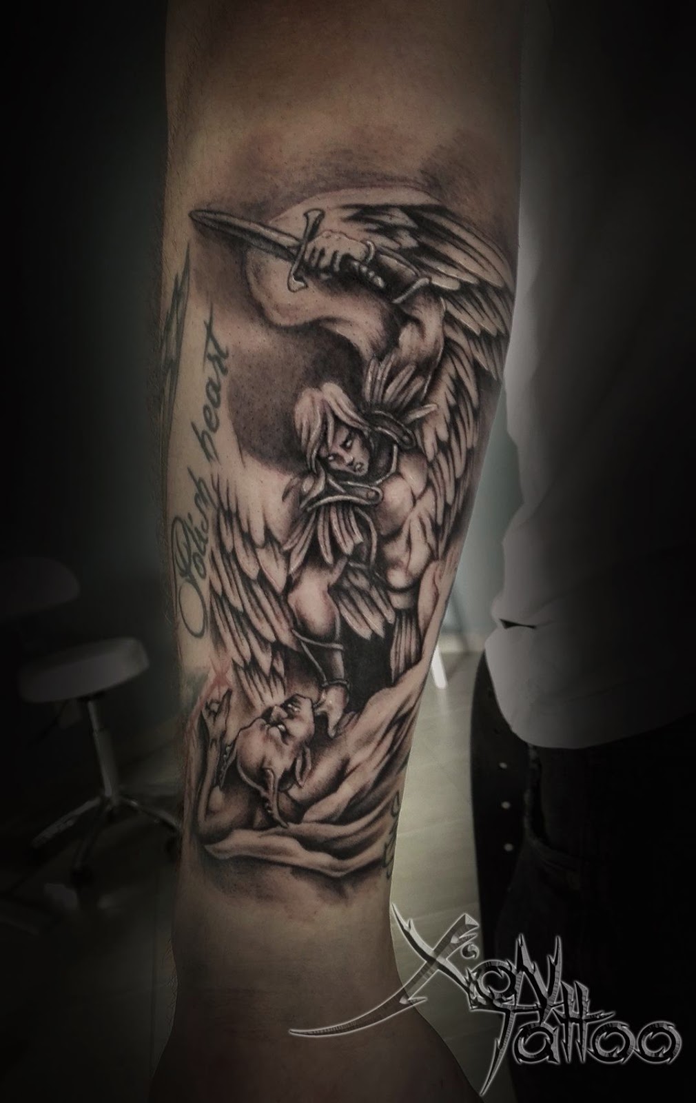 Angel & Devil Tattoo - Dark Templar Tattoo - Studio Tatuażu Oświęcim