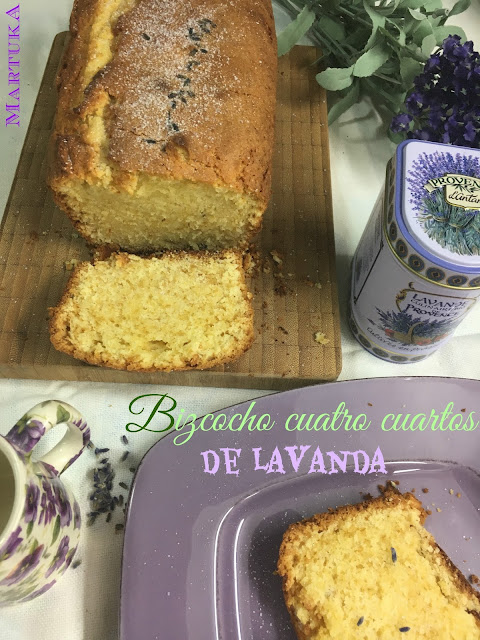 Bizcocho Cuatro Cuartos De Lavanda