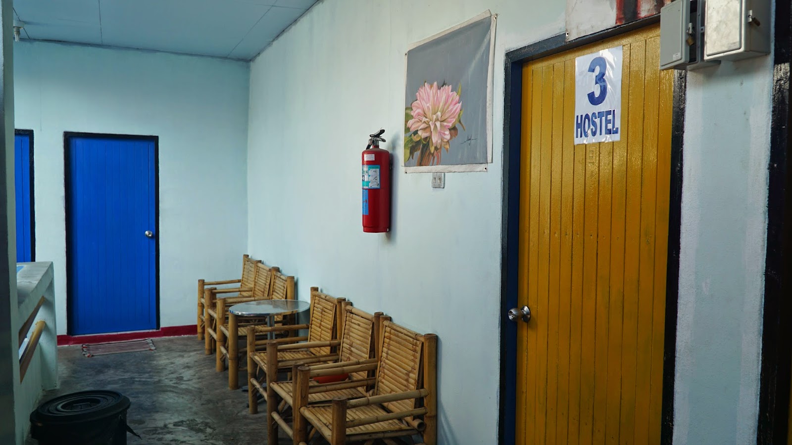 Checking in to my dorm in Baan Thai guesthouse. It wasn't very clean but I guess it will have to do since my first option was already fully booked for the night