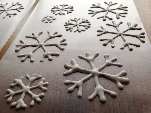 Schaeresteipapier Sterne Aus Eis Schneeflocken