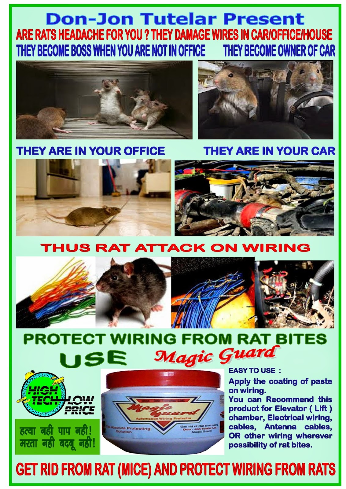Keep Rats Away From Car Wiring: February 2015