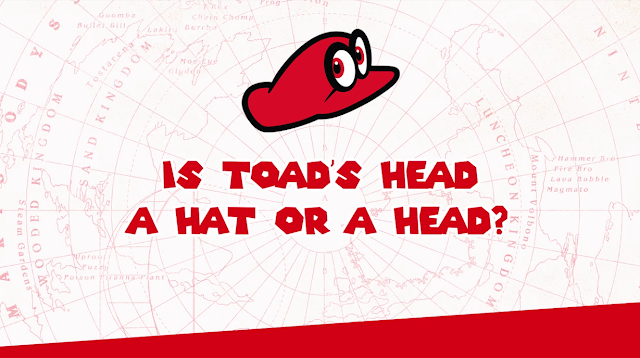 Is Toad's head a hat or a head? Super Mario Odyssey Yoshiaki Koizumi Toad's hat or head Toad