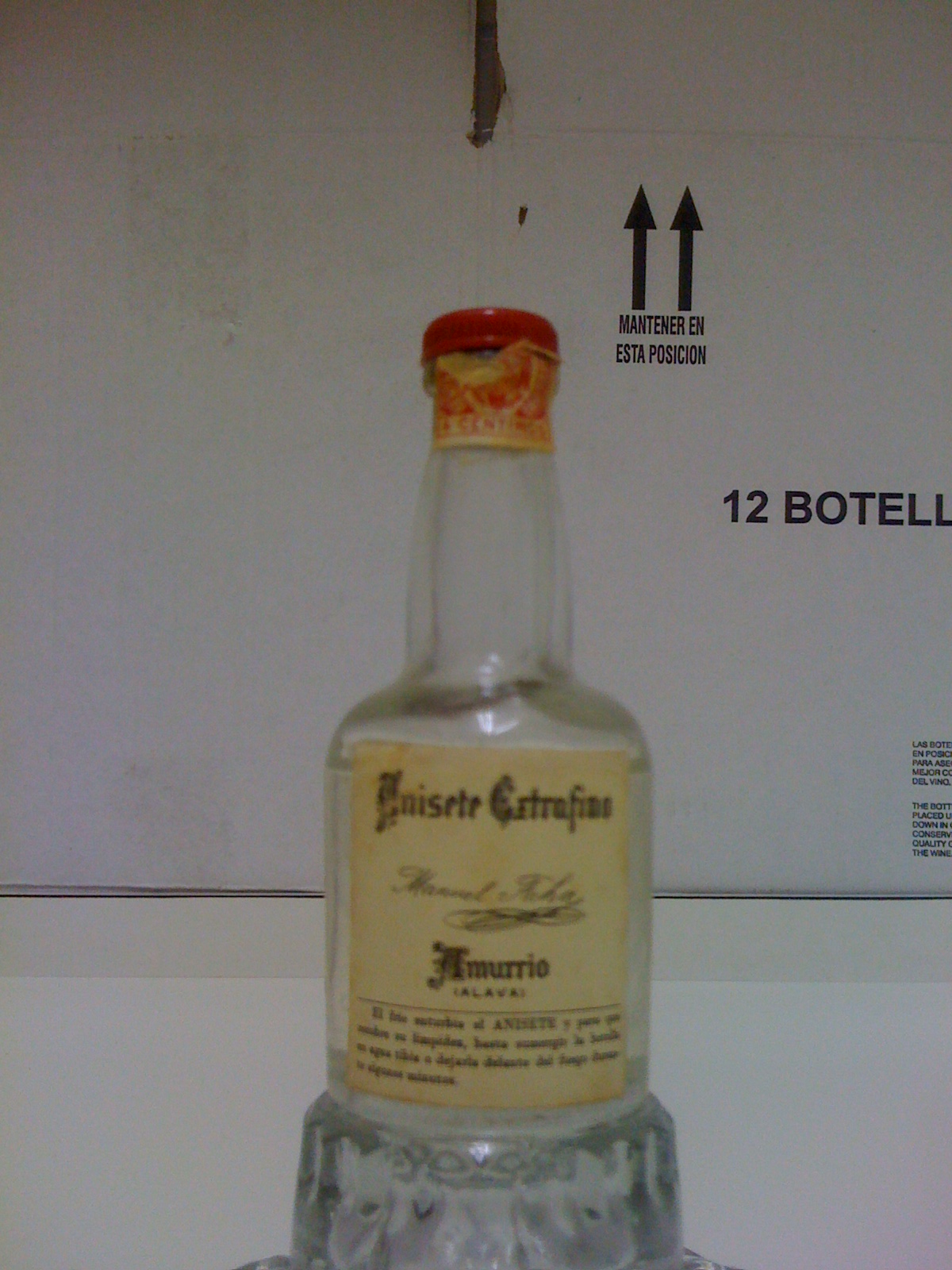 Botellines Juan Rivas Destilerías Acha · Anisete Extrafino