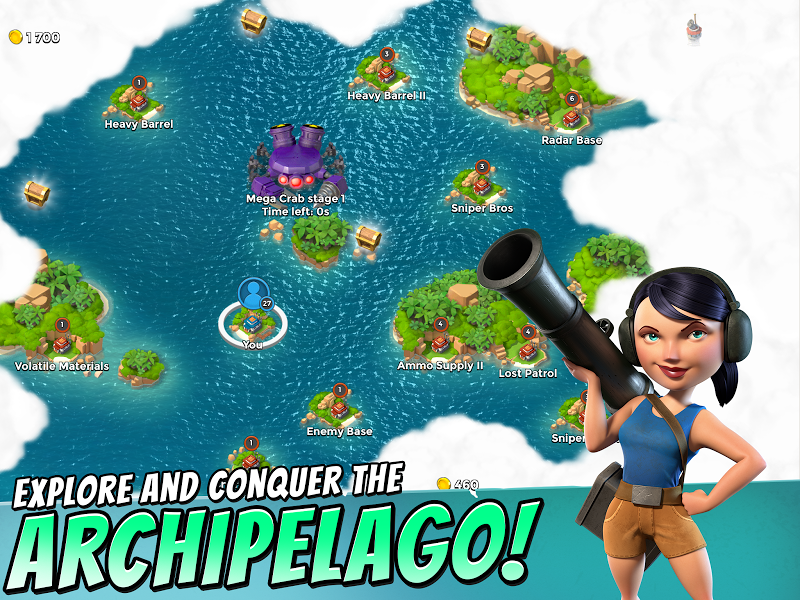 Boom Beach Apk v28.262 Mod (Unlimited Diamonds & Coins) Teknolohiya