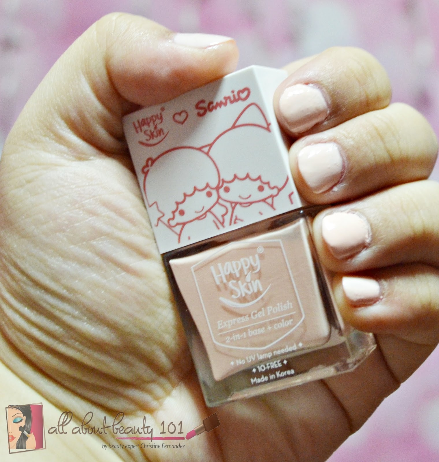 Happy Skin Sanrio Express Gel Polish In Lala Love All About Beauty 101