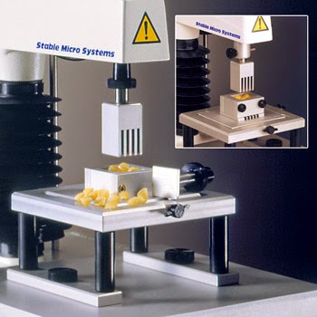 Mini Kramer/Ottawa Cell and Cooked Pulses version Mini Ottawa cell test on a TA.XTplus Texture Analyser