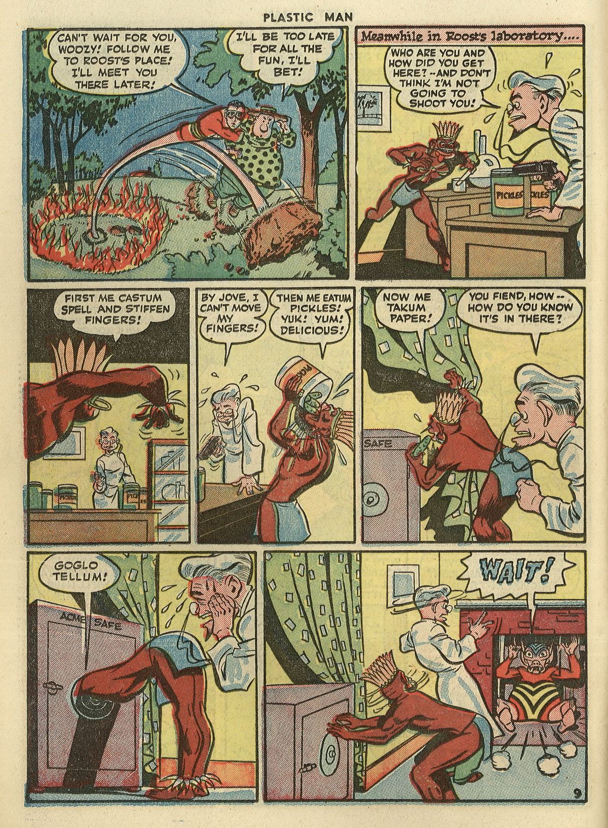 Read online Plastic Man (1943) comic -  Issue #3 - 24