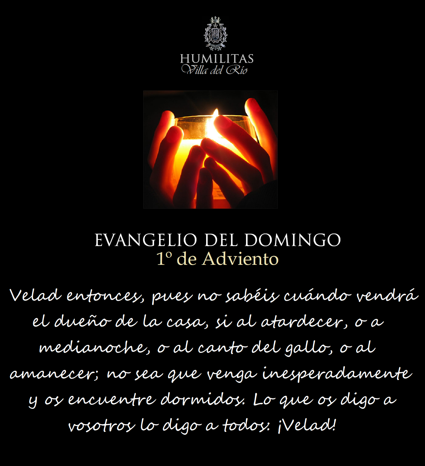 HUMILDAD DE VILLA DEL RÍO EVANGELIO DEL DOMINGO